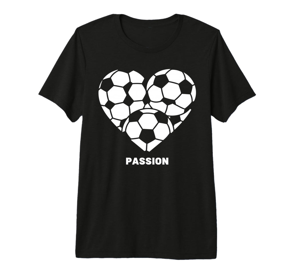 Soccer Heart Passion Football Soccer Lover T-Shirt - Trendy Graphic Unisex