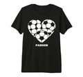 Soccer Heart Passion Football Soccer Lover T-Shirt - Trendy Graphic Unisex
