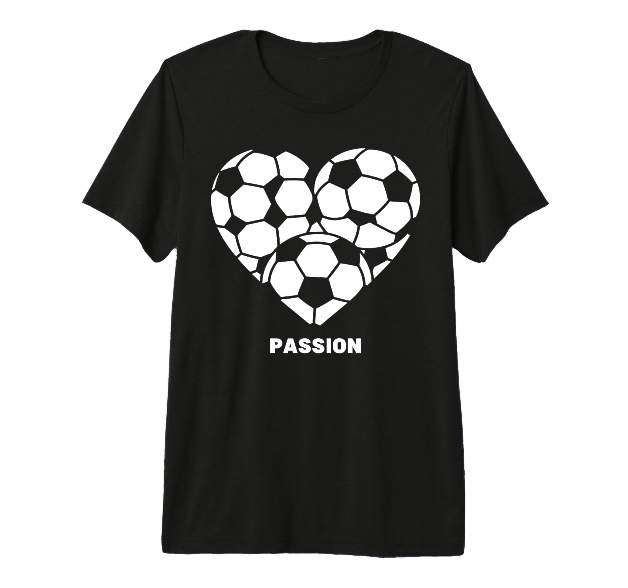 Soccer Heart Passion Football Soccer Lover T-Shirt - Trendy Graphic Unisex
