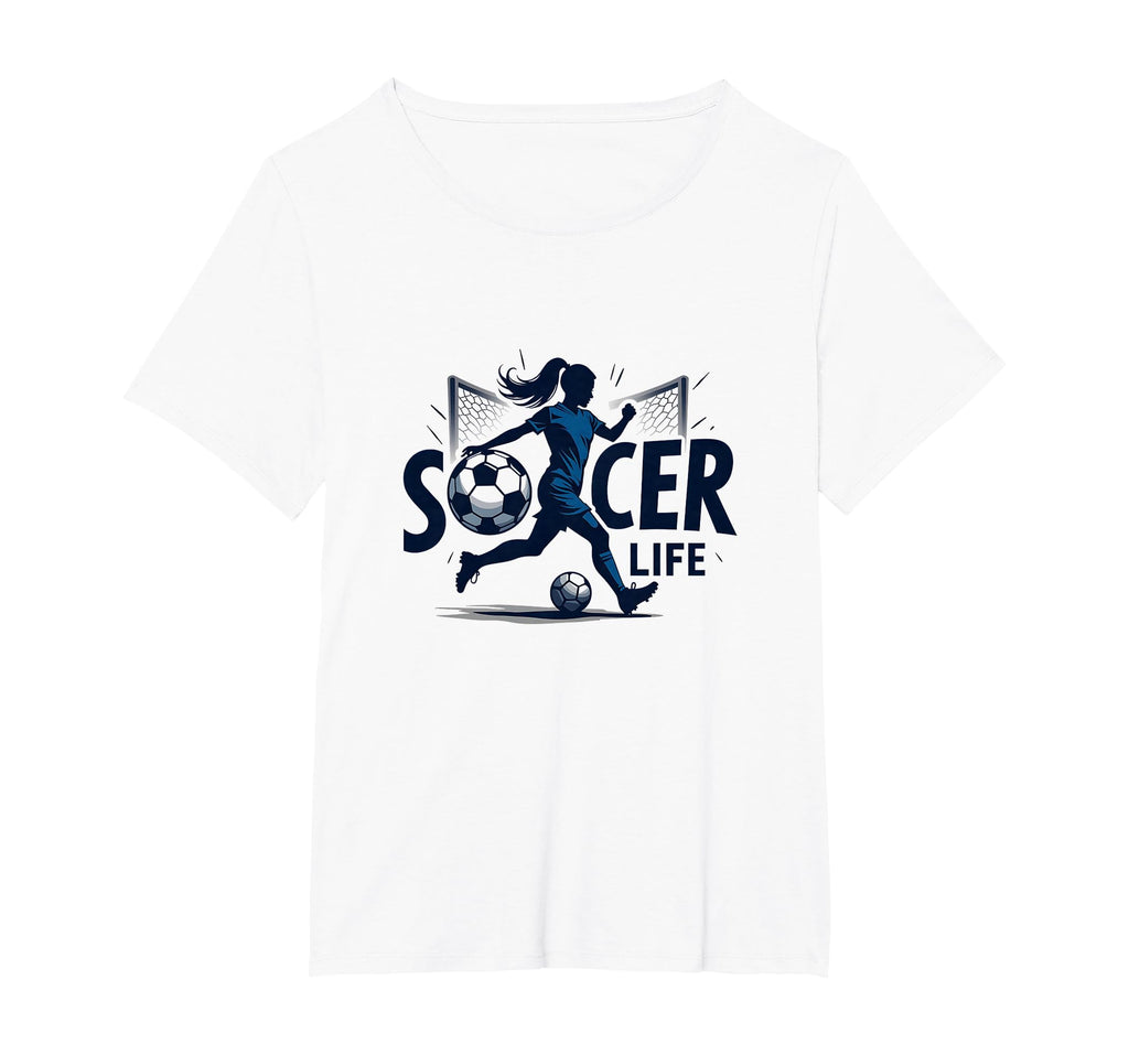 Soccer Is Life Womens Passion T-Shirt - Fun Novelty Design Men Women