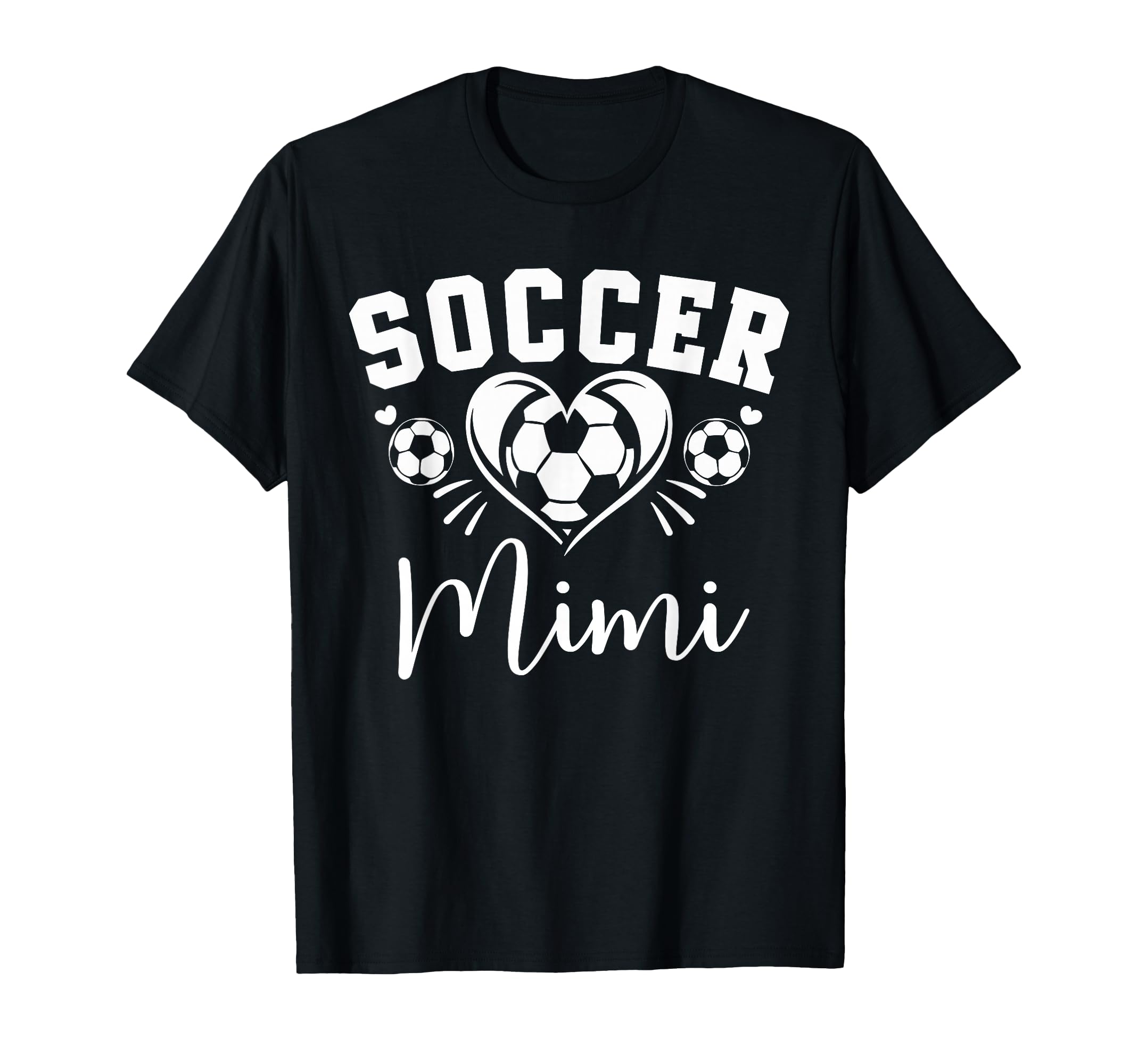 Soccer Mimi Soccer Heart T-Shirt - Fun Novelty Design Men Women