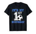 Soccer Player 1St Birthday T-Shirt - Casual Everyday Wear for Adults