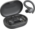 JLab Go Air Sport, Wireless Workout Earbuds Featuring C3 Clear Calling, Secure Earhook Sport Design, 32+ Hour Bluetooth Playtime, and 3 EQ Sound Settings (Graphite/Black)