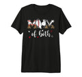 Mom Both Baseball Soccer Heart Leopard T-Shirt - Streetwear Style Unisex