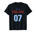 England Soccer 07 Football Game Fan T-Shirt - Graphic Print Unisex