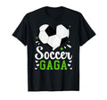 Soccer Gaga Heart Gaga Soccer Player T-Shirt - Novelty Apparel for Adults