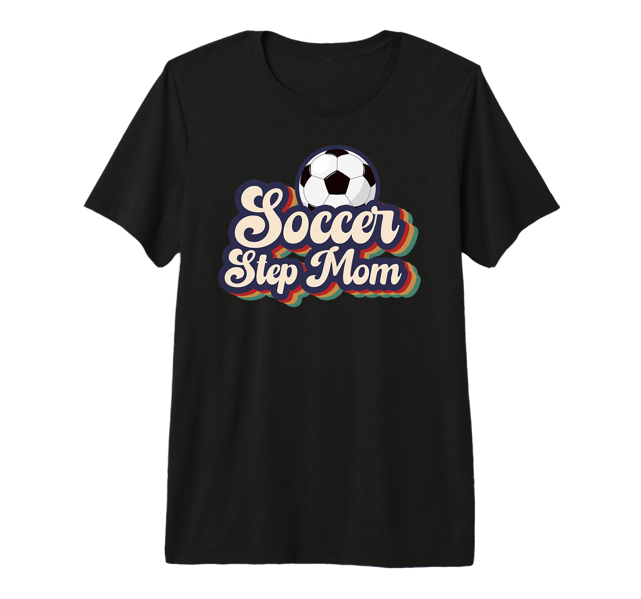 Soccer Step Mom Soccer Player T-Shirt - Custom Art Print for Adults