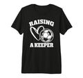 Raising Keeper Goalie Soccer Goalkeeper T-Shirt - Unique Graphic Unisex