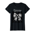 Soccer Nana Coquette Bow Biggest Fan T-Shirt - Minimalist Print Unisex