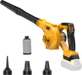 DeForce Electric Leaf Blower Cordless for Dewalt 20v Max Battery, 4 in 1 Blower, 3 Speed Modes, 190 MPH, Battery Powered Leaf Blower w/Extended Tube for Leaves, Lawn Care, Patio, Dust(Bare Tool Only)