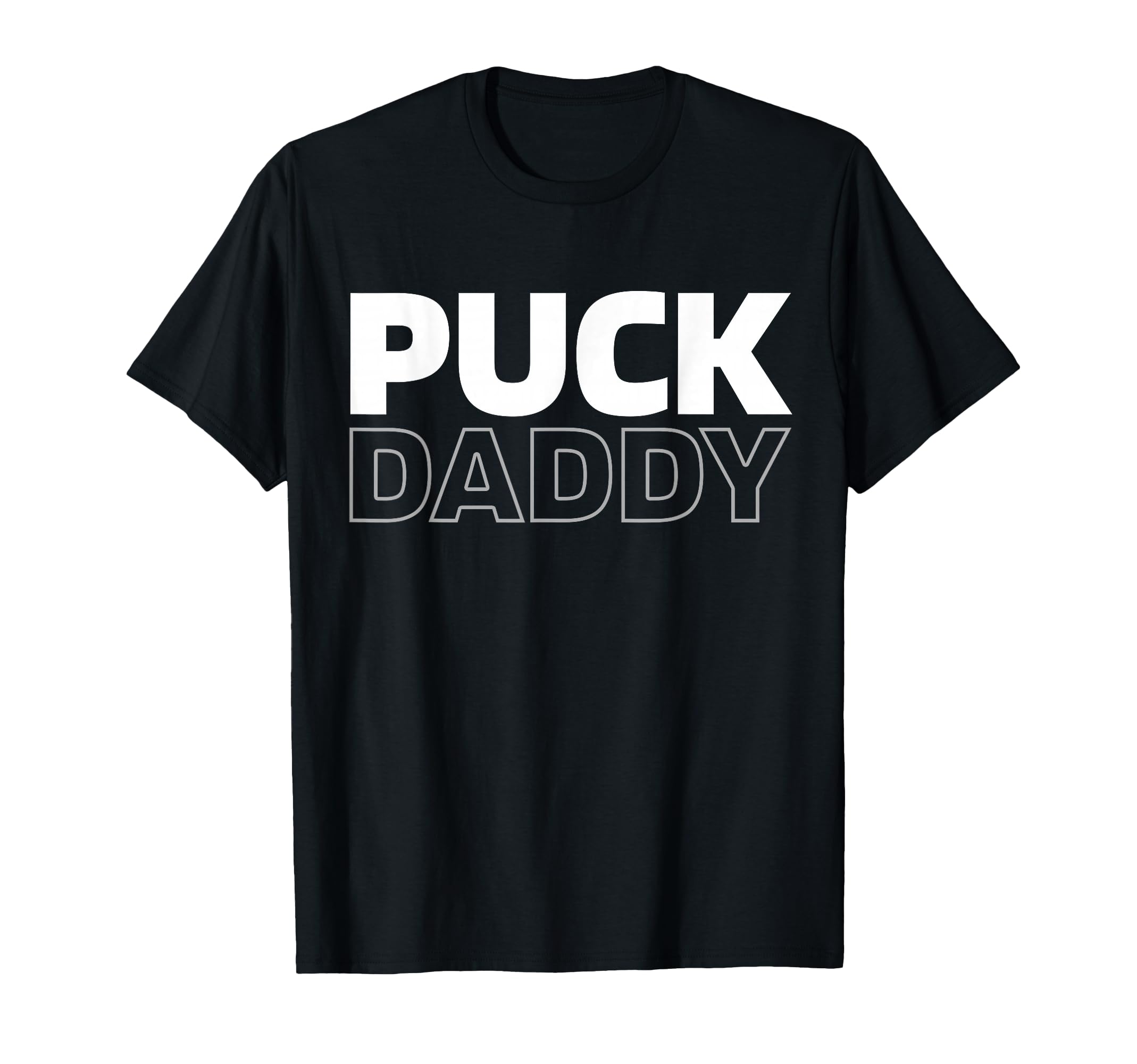 Ice Hockey Goalie Goalkeeper Puck Daddy T-Shirt - Graphic Print Men Women