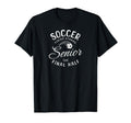 Senior Soccer Gifts T-Shirt - Minimalist Print for Adults