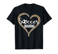 Soccer Grandma Nana Gigi Leopard T-Shirt - Minimalist Print for Adults