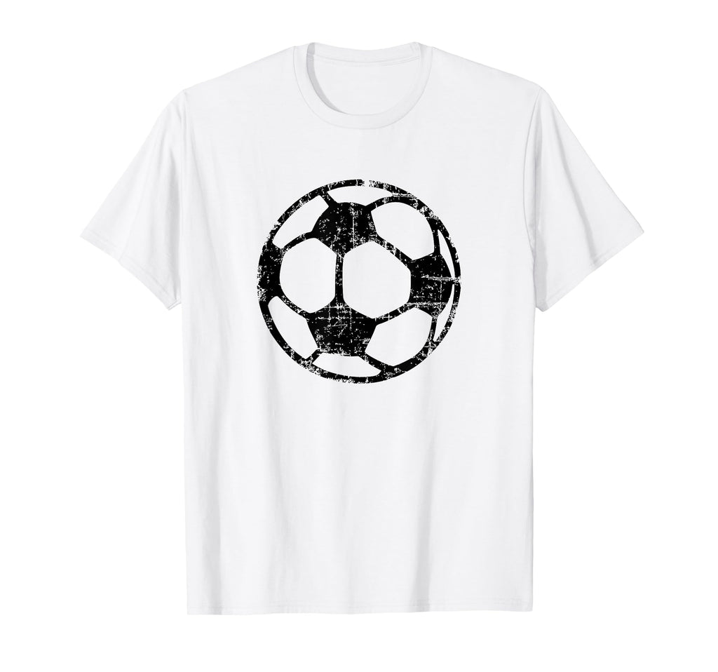 Soccer Ball Black Fans Players Soccer T-Shirt - Unique Graphic Unisex