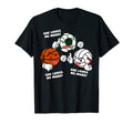 She Loves Me More Funny Soccer T-Shirt - Trendy Graphic for Adults