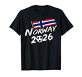 Norway Soccer Football Game Player T-Shirt - Custom Art Print Men Women
