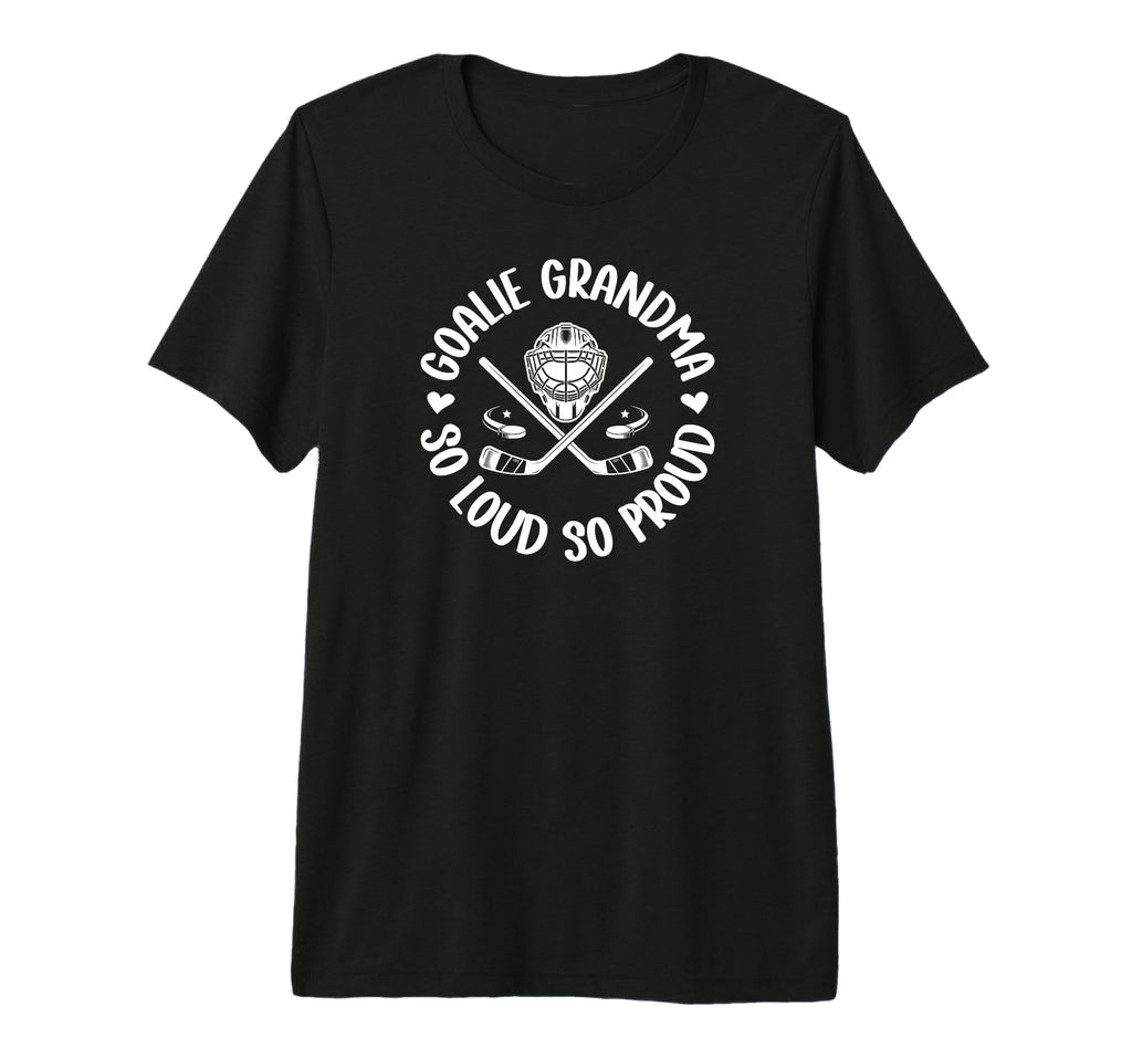 Hockey Goalie Grandma So Loud Ice T-Shirt - Streetwear Style for Adults