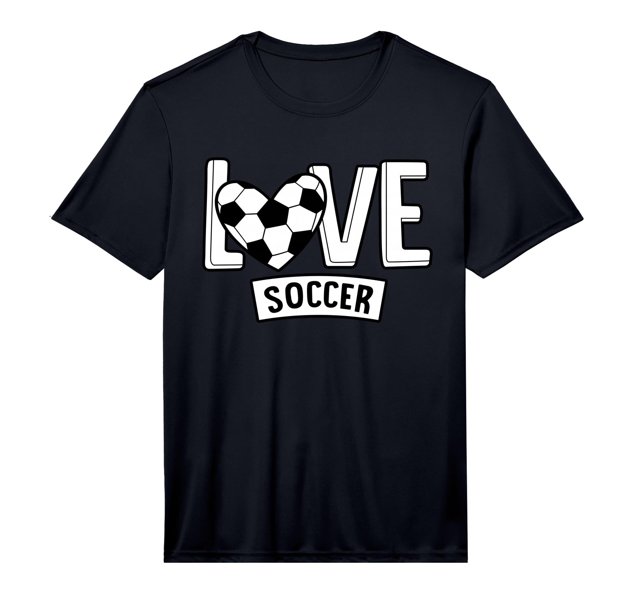 Love Soccer Funny Hearty Soccer T-Shirt - Aesthetic Graphic Men Women