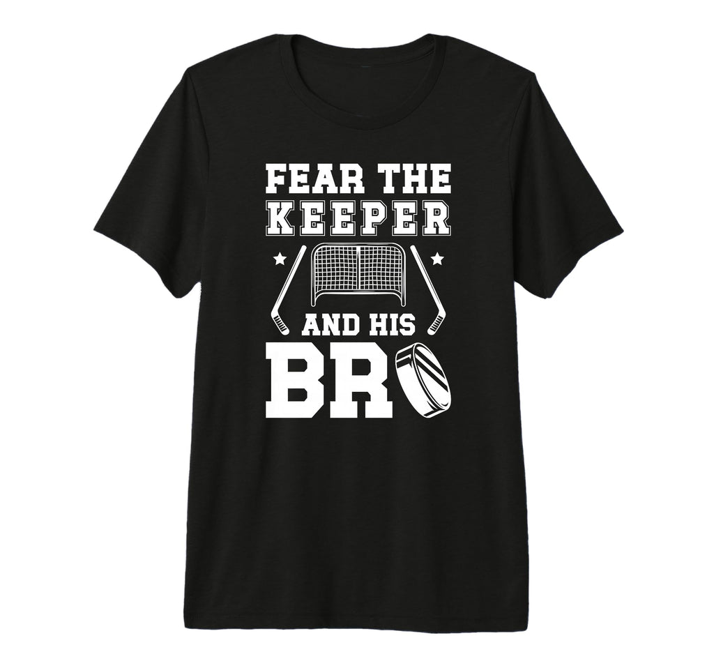 Funny Hockey Keeper Brother Hockey T-Shirt - Fun Novelty Design for Adults