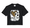 Bleached Soccer Game Day Vibes Soccer Mom Hoodie - Graphic Print Unisex