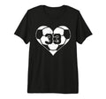 Soccer Number 33 Jersey Funny T-Shirt - Fun Novelty Design Men Women
