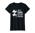 Soccer Sports Just Who Loves Soccer T-Shirt - Custom Art Print Unisex