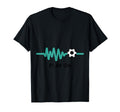 Play Soccer Heartbeat Enthusiast T-Shirt - Aesthetic Graphic for Adults