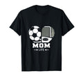 Mom Life Heart Funny Soccer Hockey Mom T-Shirt - Novelty Apparel Men Women