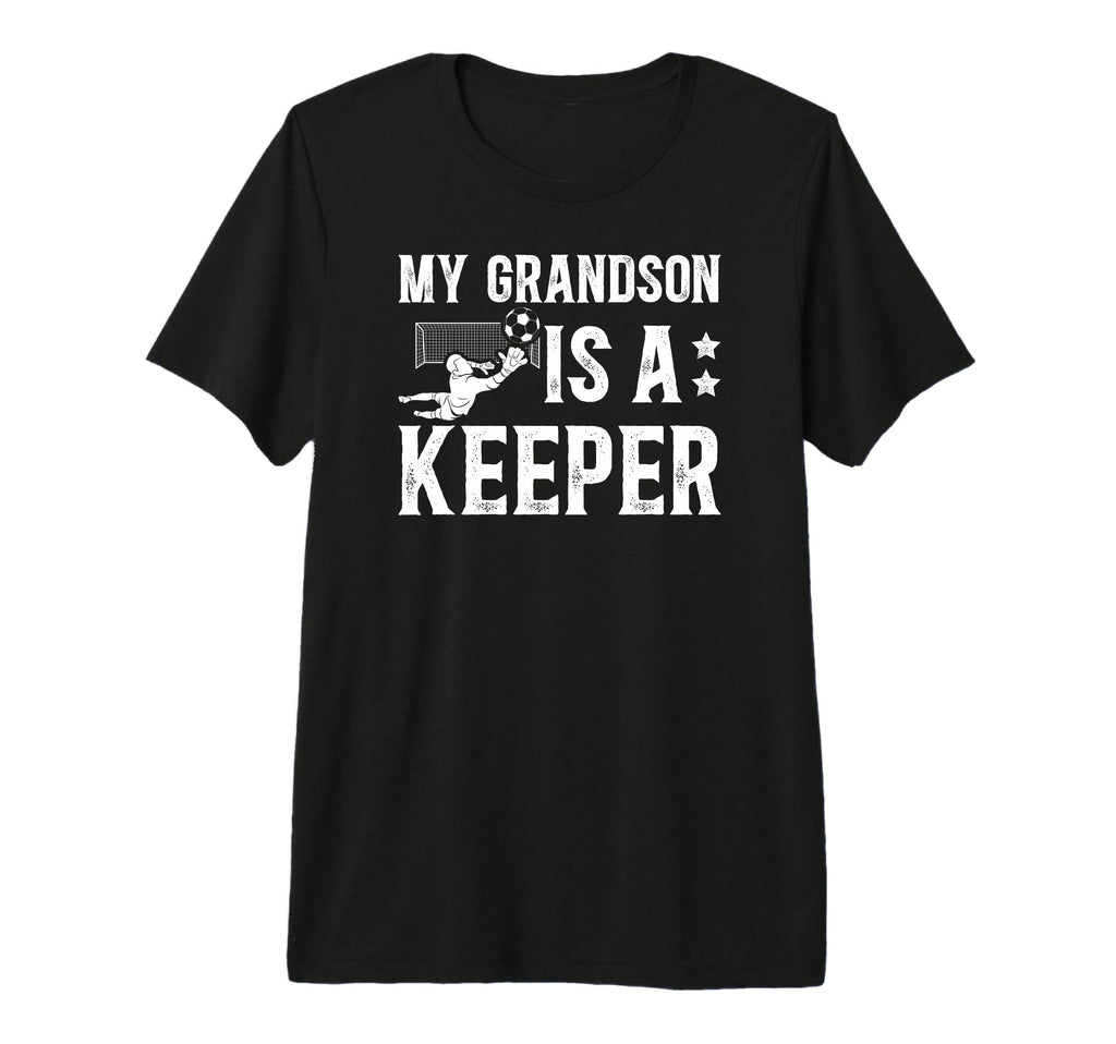 Mens Soccer Keeper Grandpa Soccer Goalie T-Shirt - Graphic Print Unisex