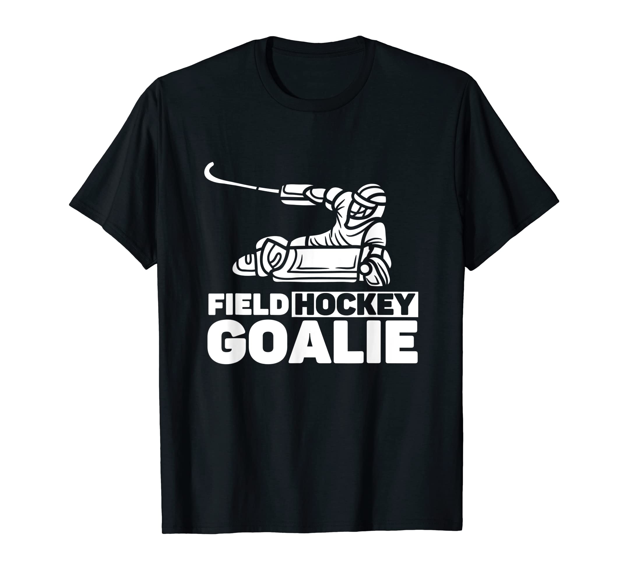 Field Hockey Goalie Goalkeeper T-Shirt - Aesthetic Graphic Unisex