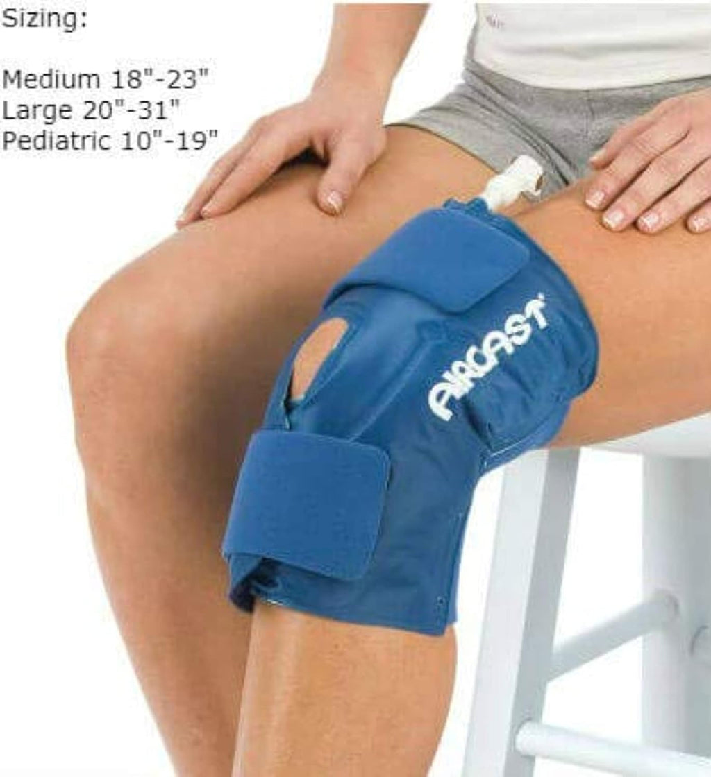 Aircast Cryo/Cuff System - Medium Knee with Cooler - Cold Therapy for Injury & Post-Op Recovery