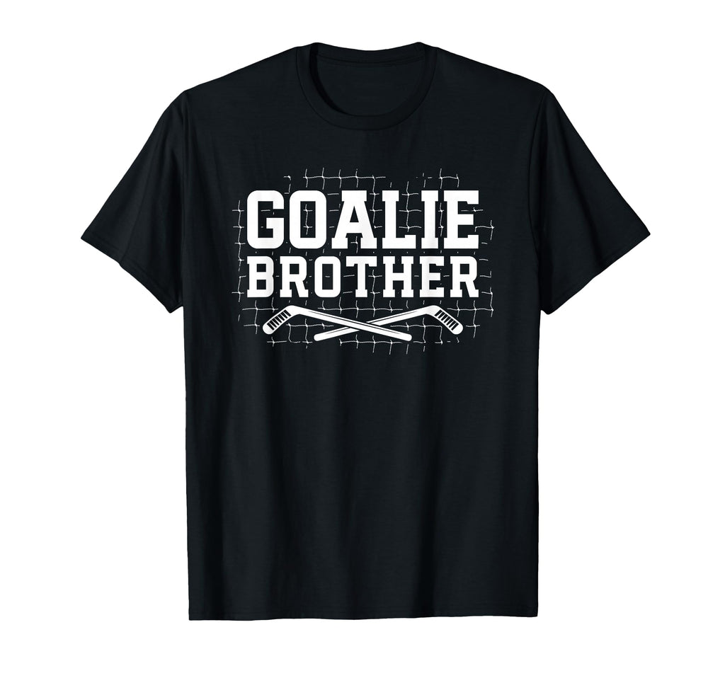 Ice Hockey Goalie Brother Hockey Keeper T-Shirt - Graphic Print Unisex