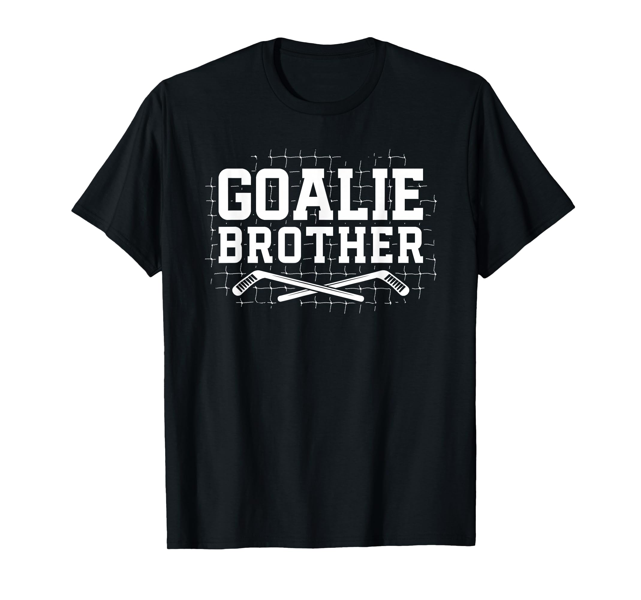 Ice Hockey Goalie Brother Hockey Keeper T-Shirt - Graphic Print Unisex