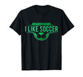Apparently I Like Soccer Funny Game T-Shirt - Casual Everyday Wear Unisex