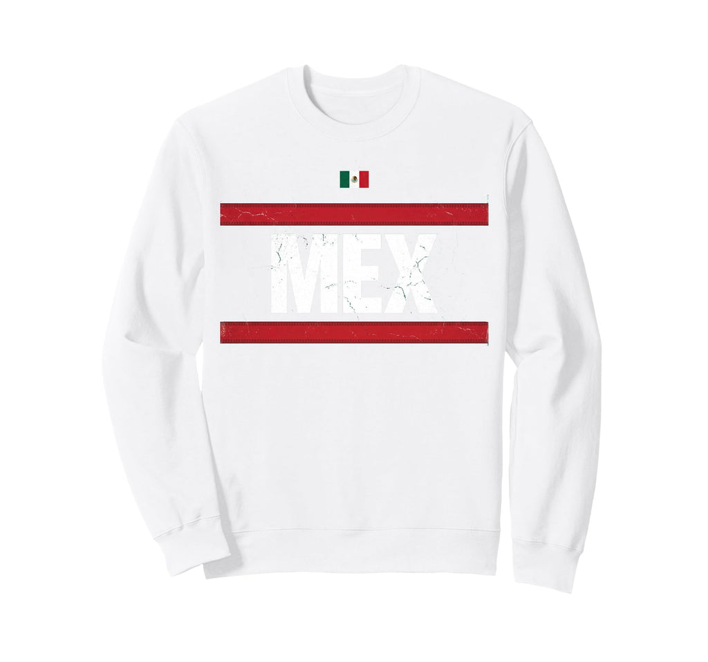 Mexico Flag Mexican Hispanic Pride Sweatshirt - Custom Art Print for Adults