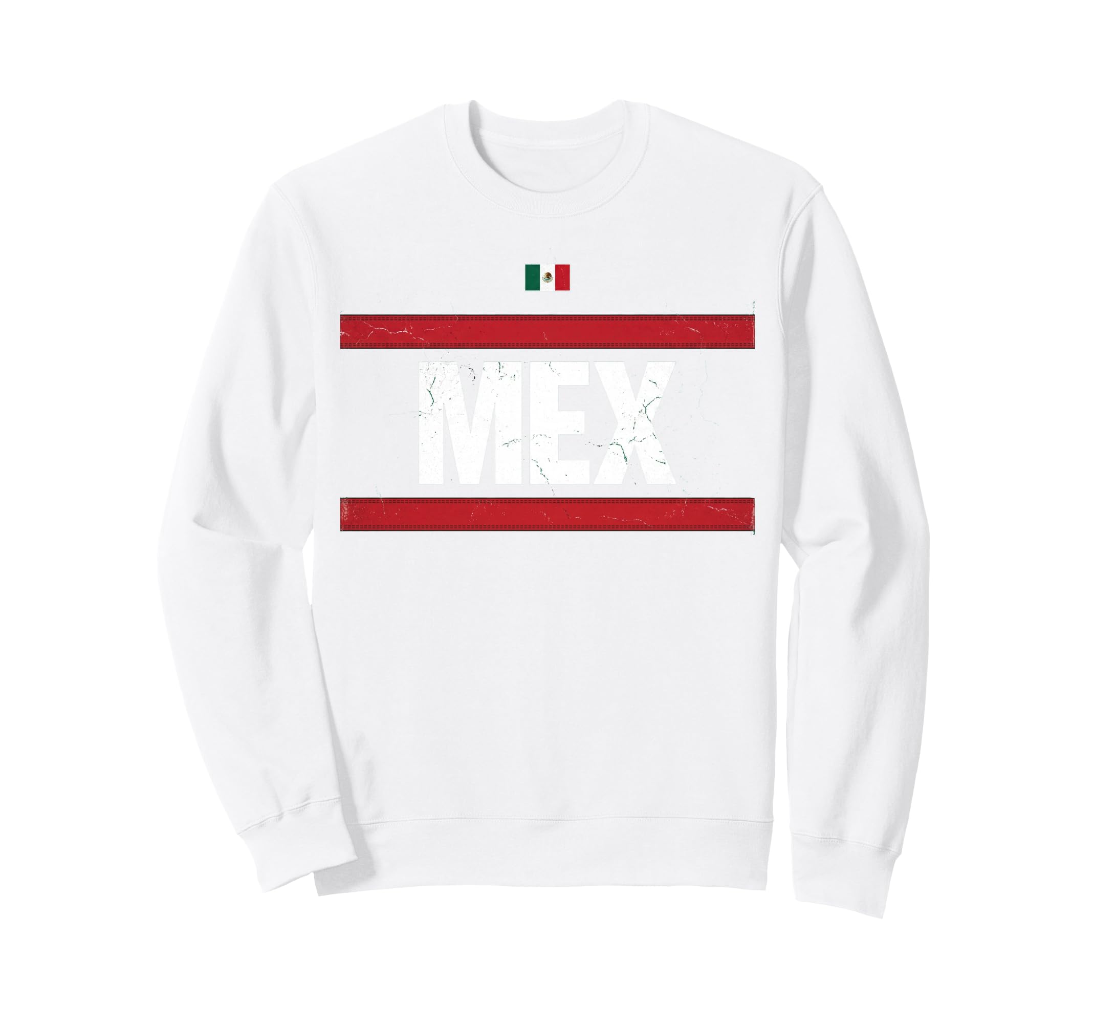 Mexico Flag Mexican Hispanic Pride Sweatshirt - Custom Art Print for Adults
