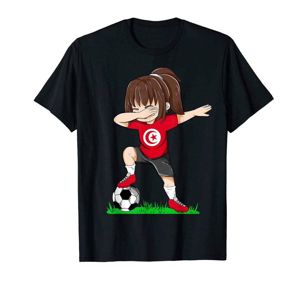 Soccer Tunisia Jersey Tunisian Flag T-Shirt - Trendy Graphic for Adults