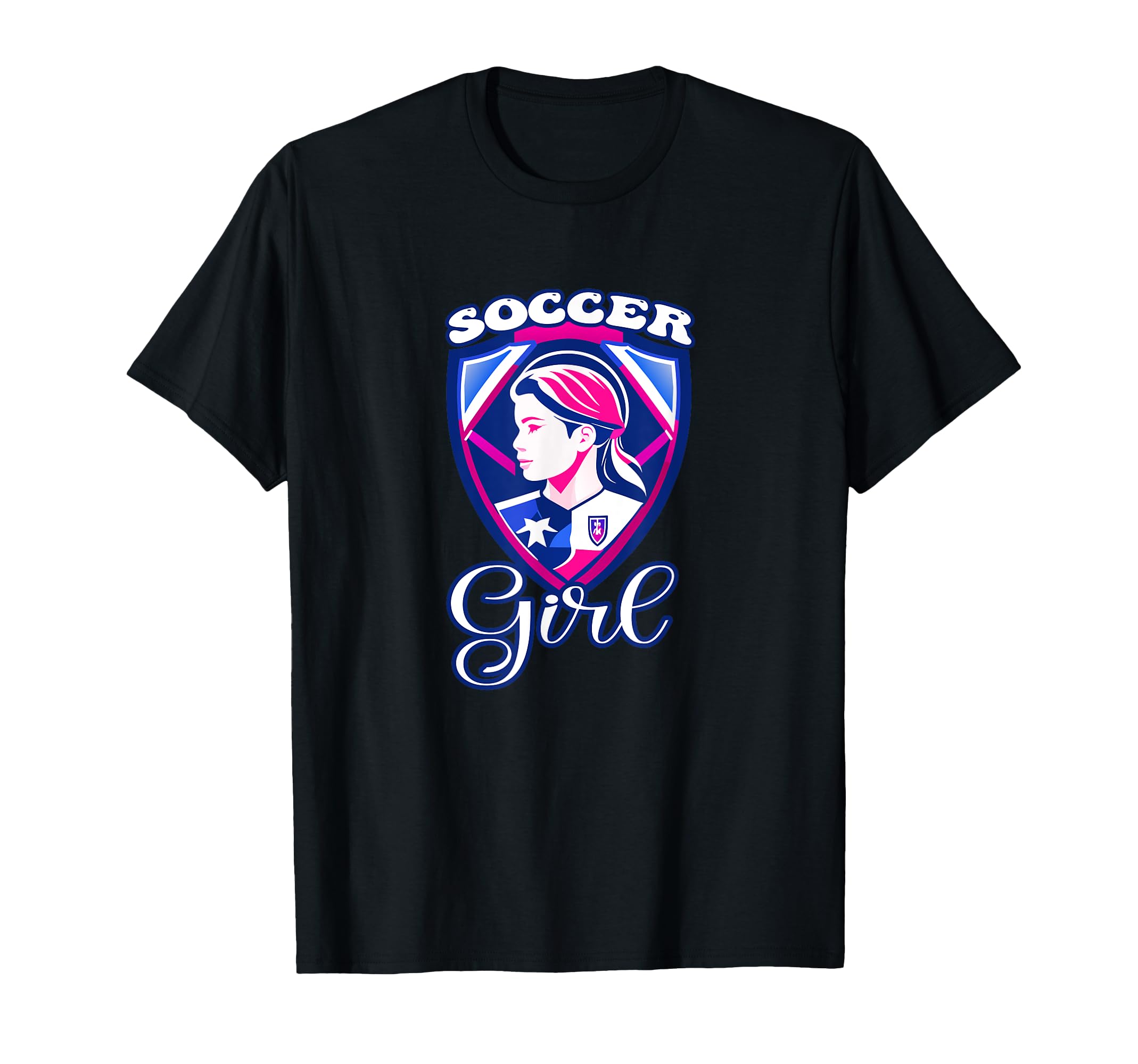 Female Soccer Player Funny Soccer T-Shirt - Fun Novelty Design for Adults
