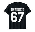67 Meme Brainrot Sports Soccer Six T-Shirt - Graphic Print for Adults