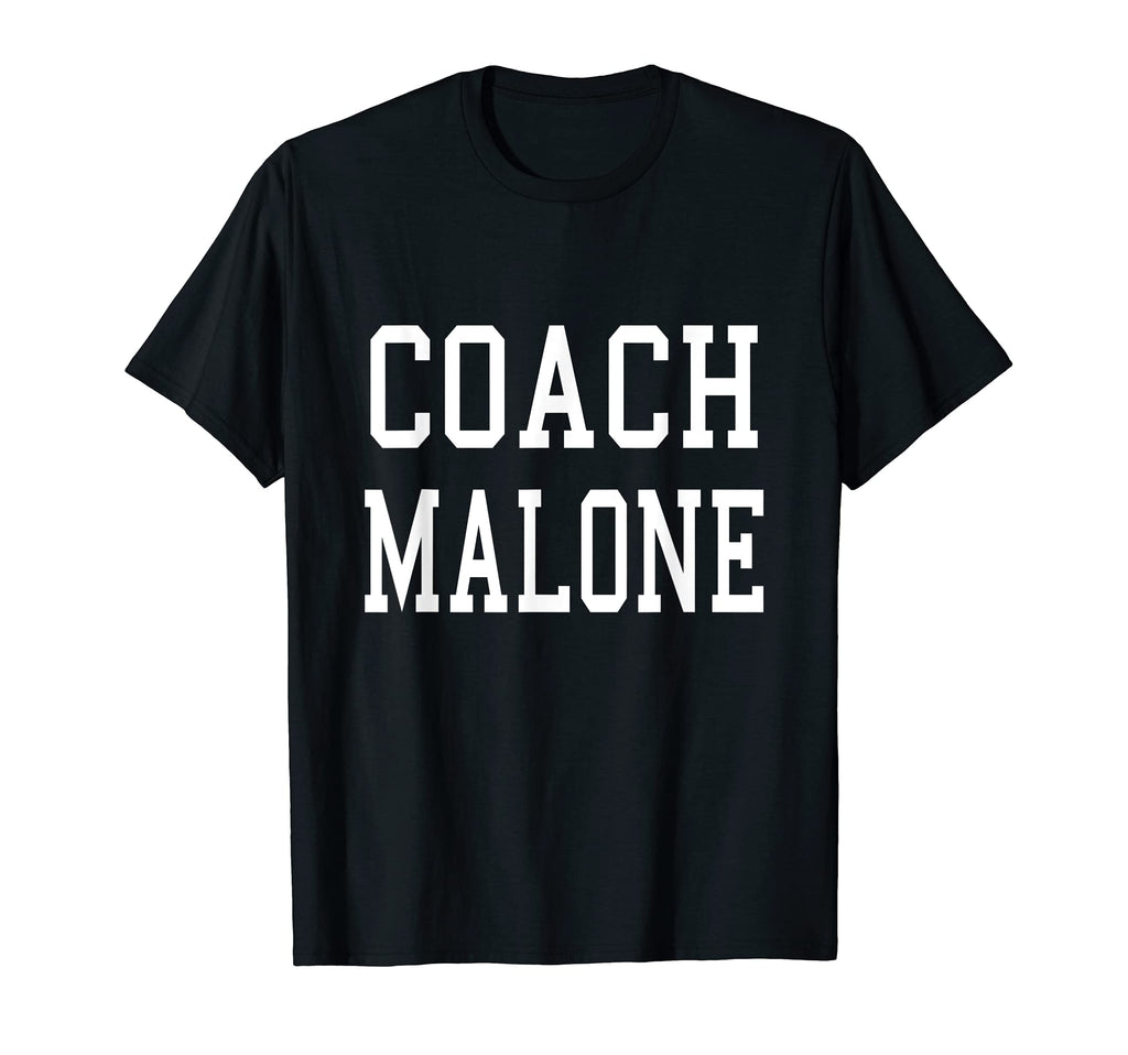 Coach Malone Custom Football Soccer T-Shirt - Fun Novelty Design Unisex