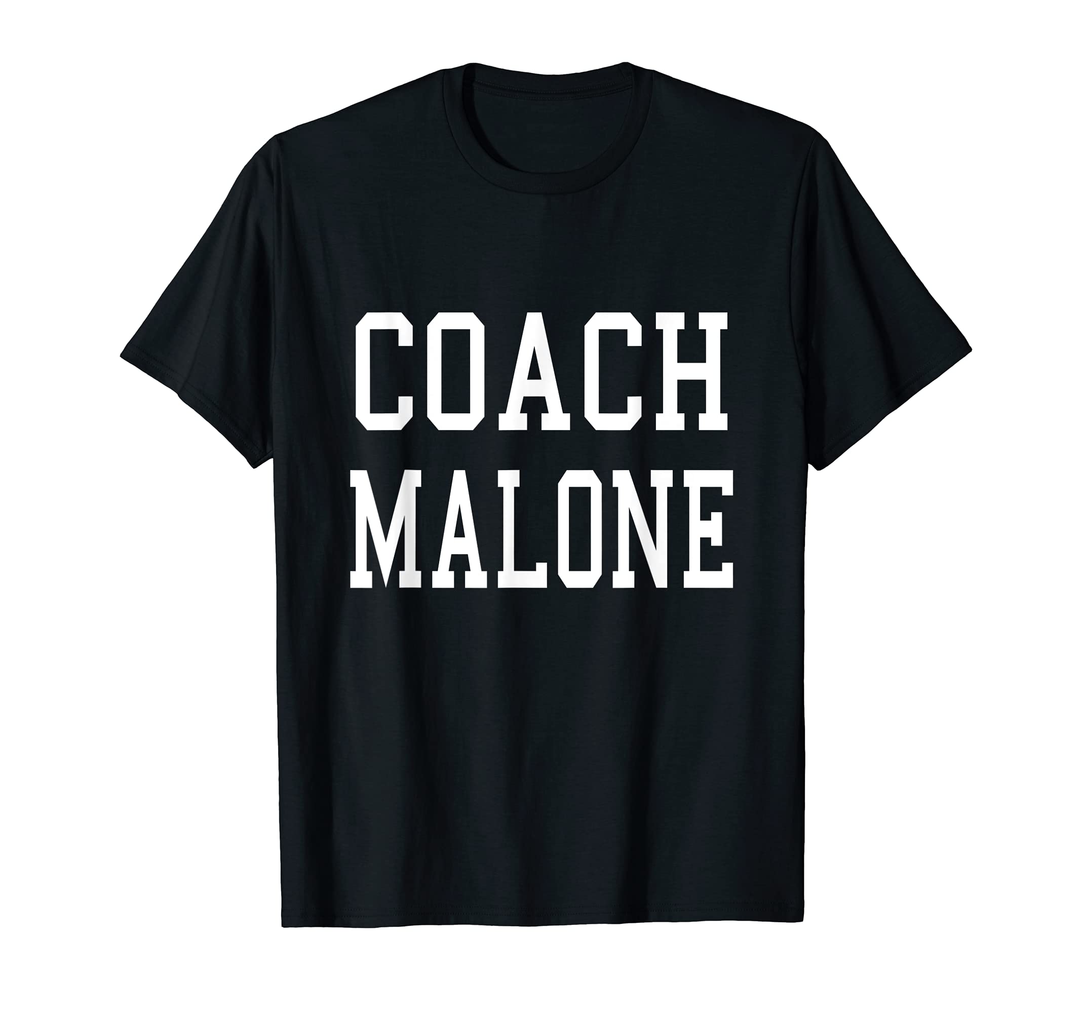 Coach Malone Custom Football Soccer T-Shirt - Fun Novelty Design Unisex