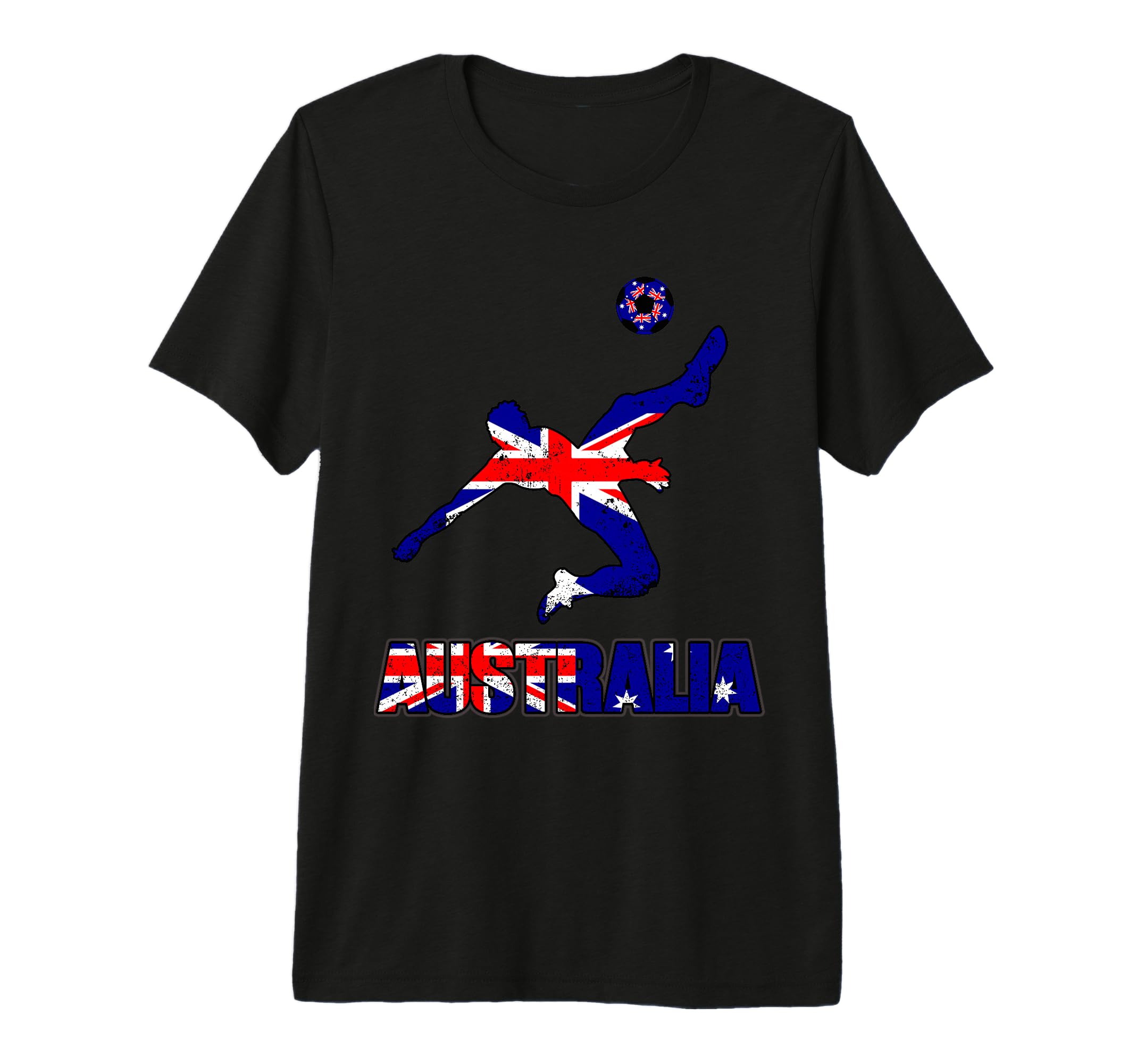 Australia Football Soccer Game Player Fan T-Shirt - Graphic Print Unisex