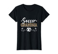 Funny Soccer Grandma Leopard Pattern T-Shirt - Unique Graphic Men Women