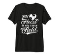 My Heart Is That Field Soccer T-Shirt - Aesthetic Graphic for Adults