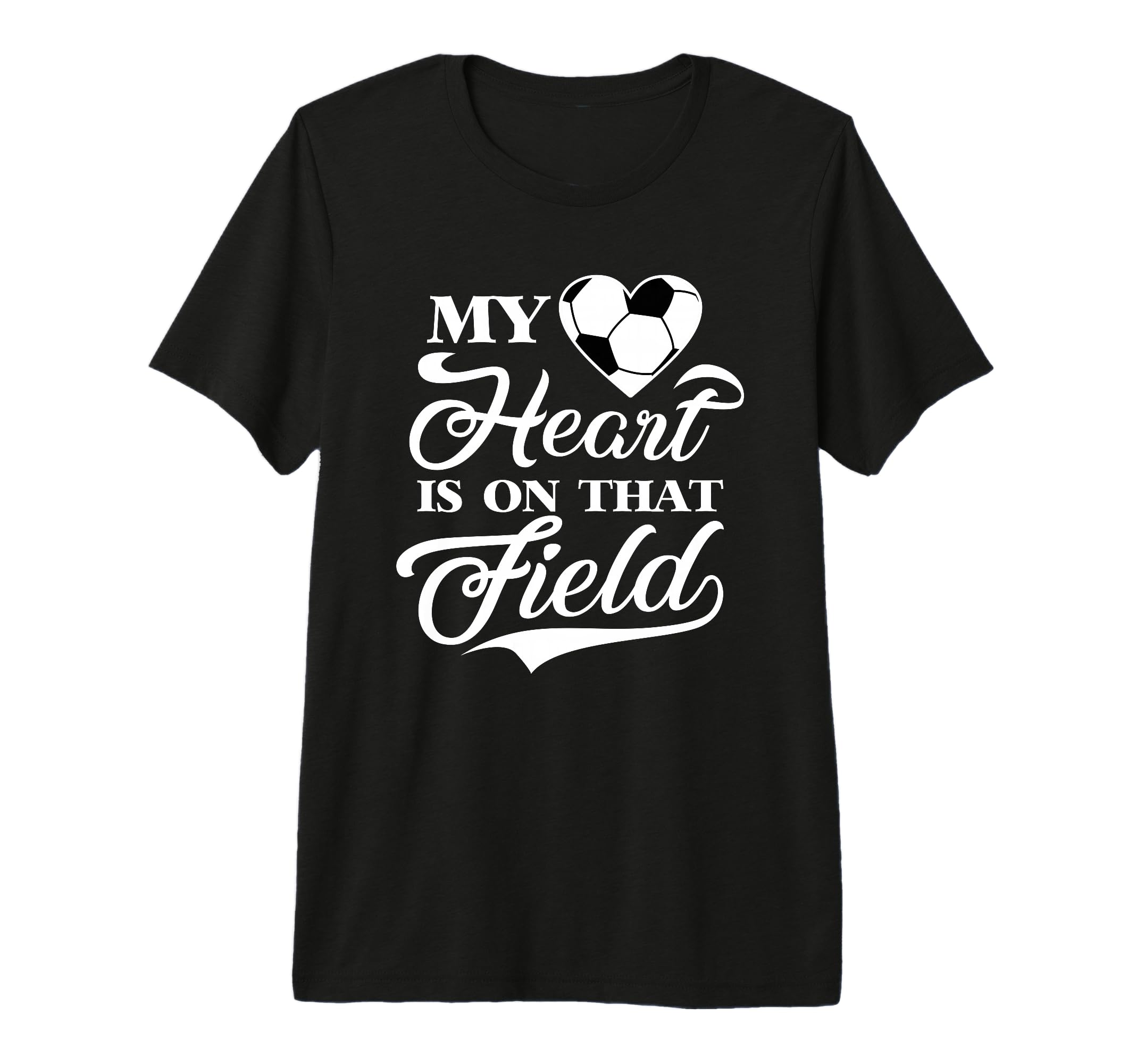 My Heart Is That Field Soccer T-Shirt - Aesthetic Graphic for Adults