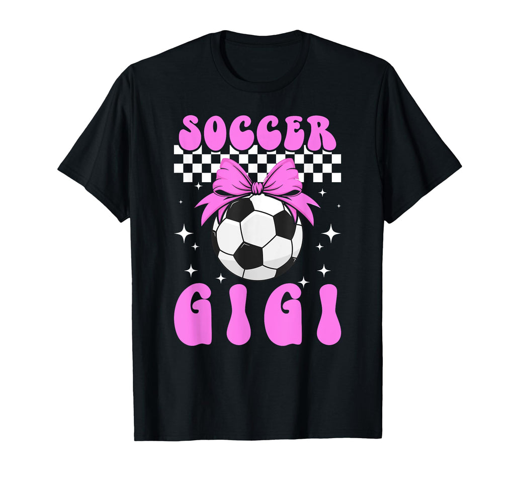 Soccer Gigi Coquette Gigi Soccer T-Shirt - Novelty Apparel for Adults