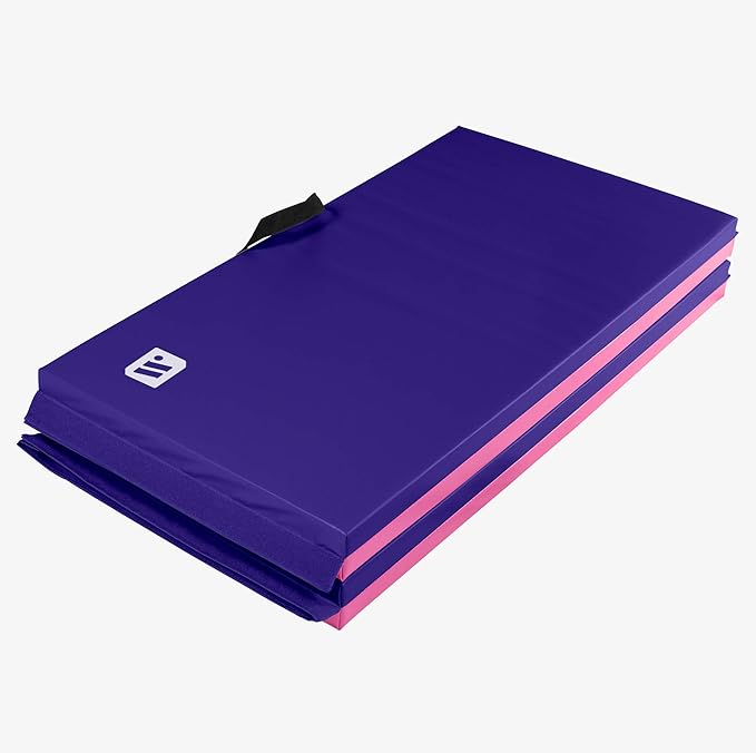 We Sell Mats - 4 ft x 8 ft x 2 in Personal Fitness & Exercise Mat for Home Workout - Lightweight and Folds for Carrying – All Purpose Home Gym Mat – Thick Mat for Yoga, Pilates, Stretches, and Floor Exercises