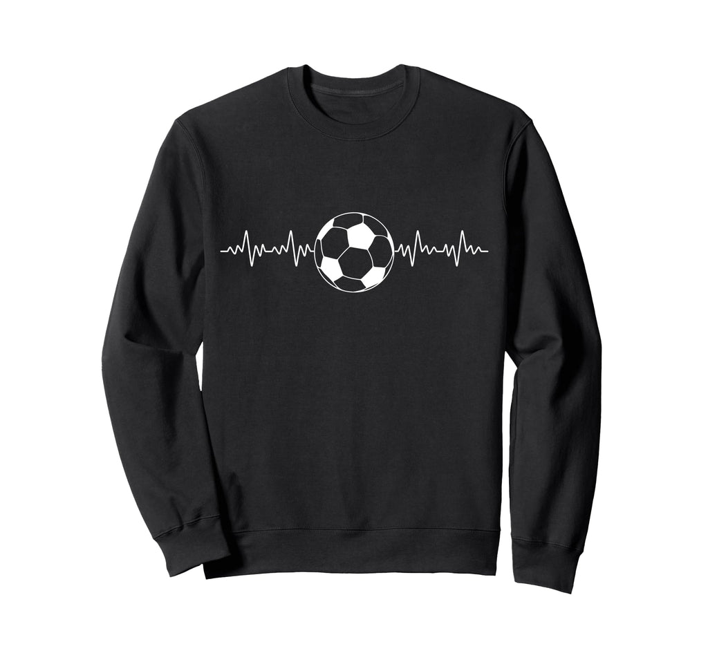 Football Heartbeat Soccer Lovers Sweatshirt - Custom Art Print Men Women