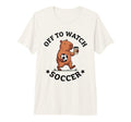 Off To Watch Soccer Mom Funny Capybara T-Shirt - Streetwear Style Unisex
