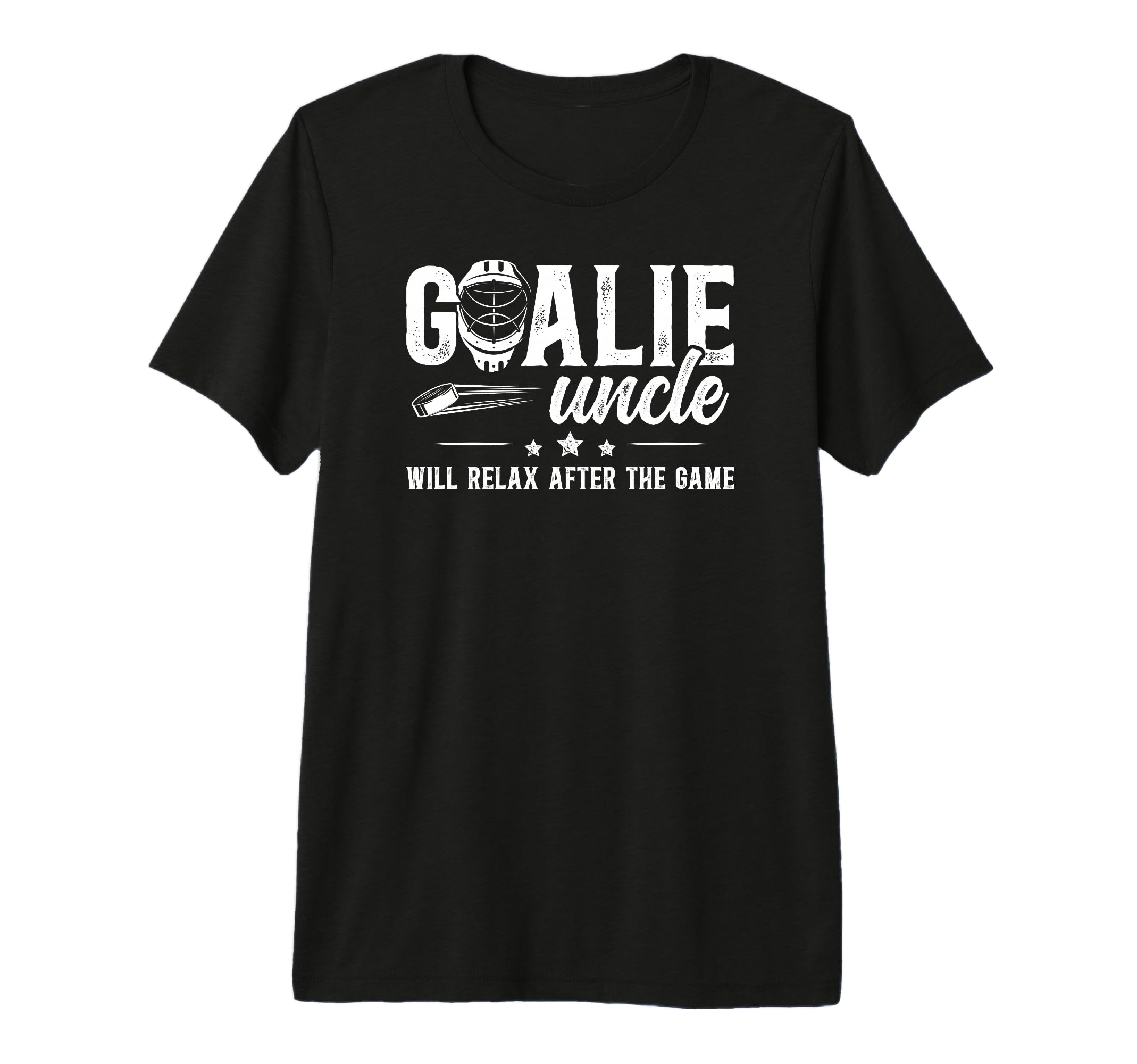 Mens Funny Hockey Goalie Uncle Ice T-Shirt - Novelty Apparel Men Women